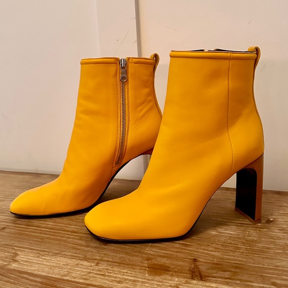 RAG & BONE Rare Italian Leather Ellis Boot in Citrus Sz 39 NEW!! $595